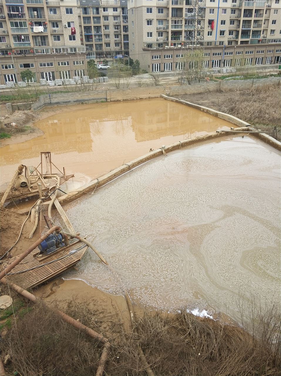 山东沉淀池淤泥清理-厂区废水池淤泥清淤