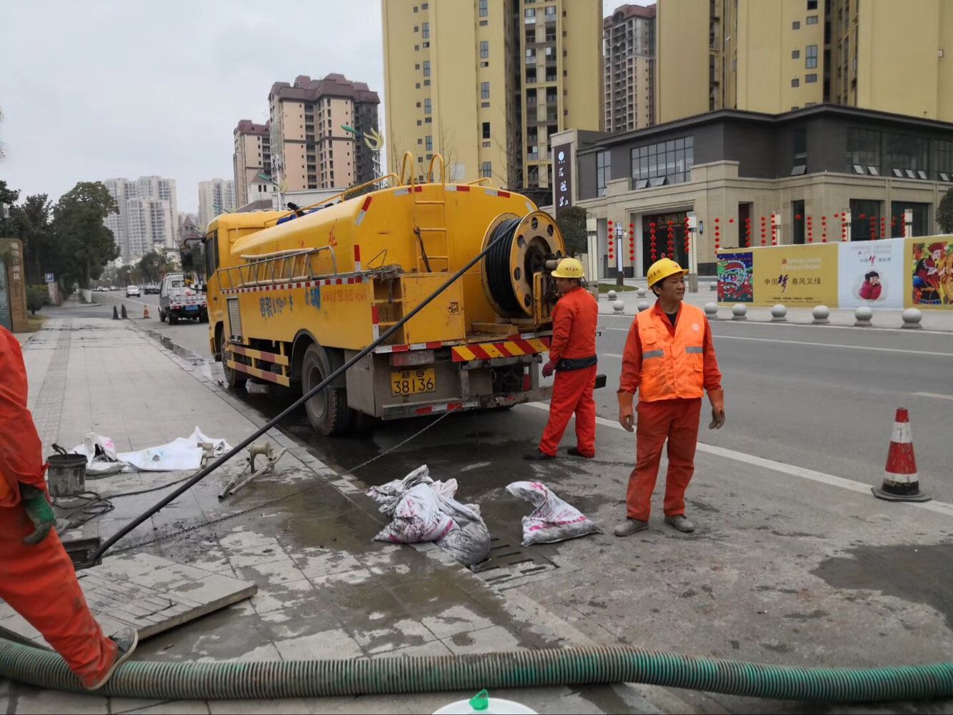 山东排污管道清淤-管道清洗