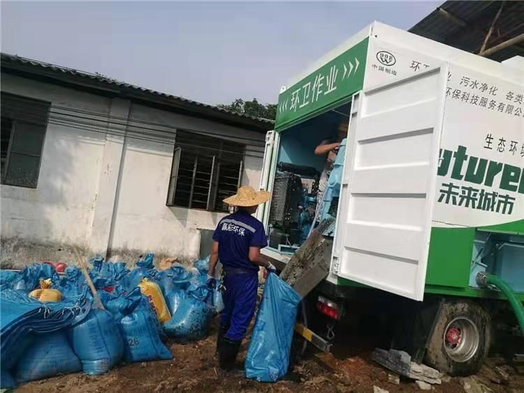 山东工业污泥压干处理